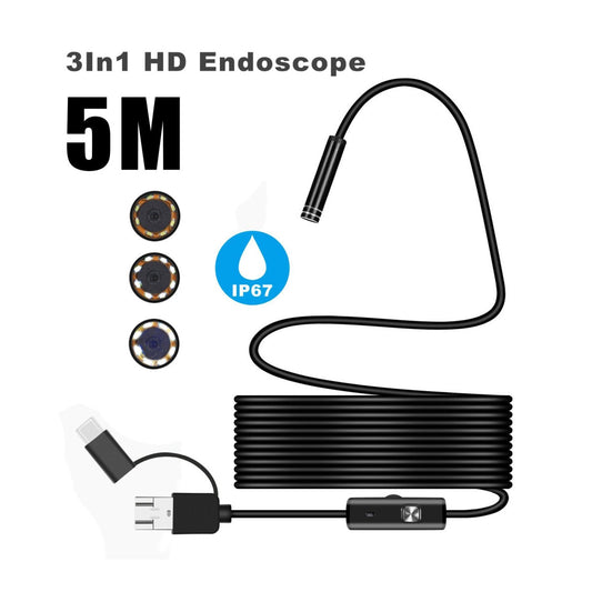 Endoscopio Camara Micro Usb Tipo C 5mtr